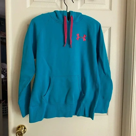 Under Armour hoodie size small teal and pink - Picture 1 of 4